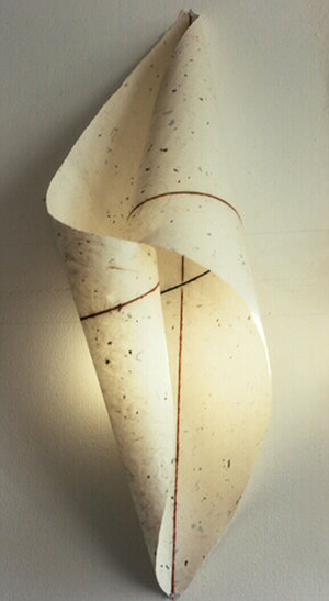 Sundial. 1996. Conté on Korean paper. 24” x 40”.